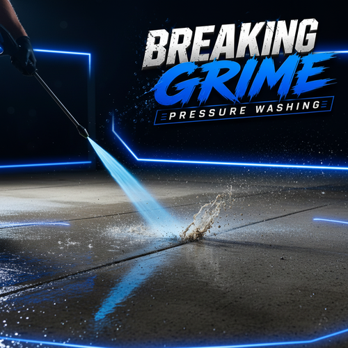 Professional driveway and sidewalk pressure washing service