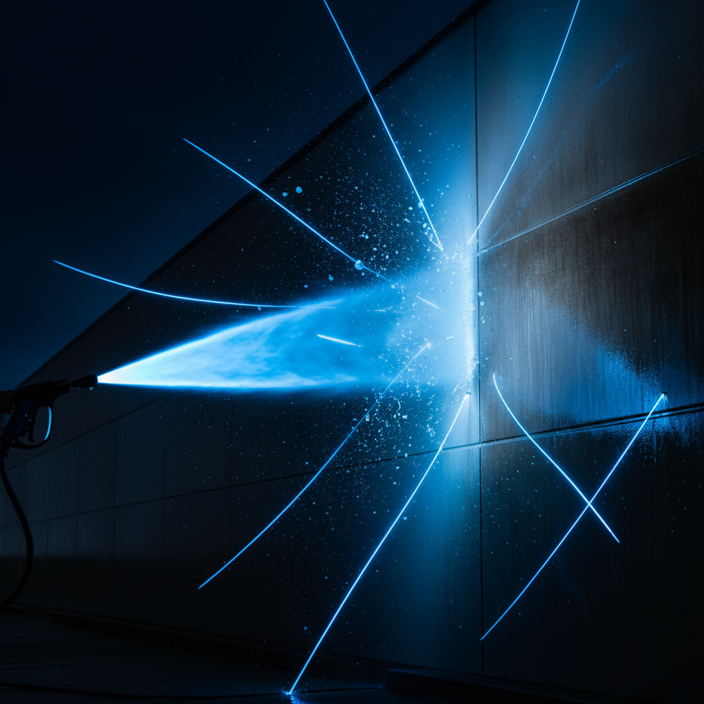 Professional commercial pressure washing service for businesses